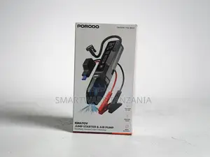Porodo Ignatov Jump Starter and Air Pump, Handheld Vacuum, USB-C
