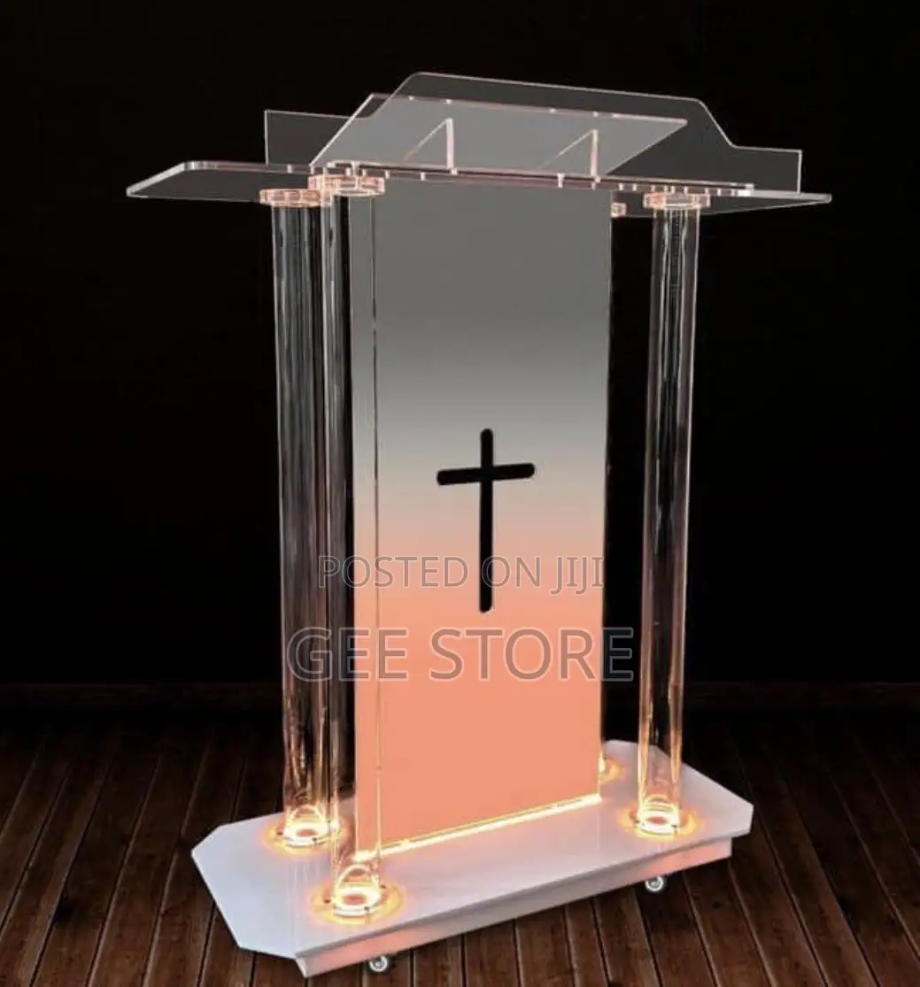Transparent Acrylic Church Pulpit and Podium