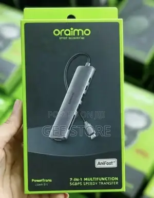 Oraimo PowerTrans USB-C Hub 7-in-1 Multi-Functional Adapter