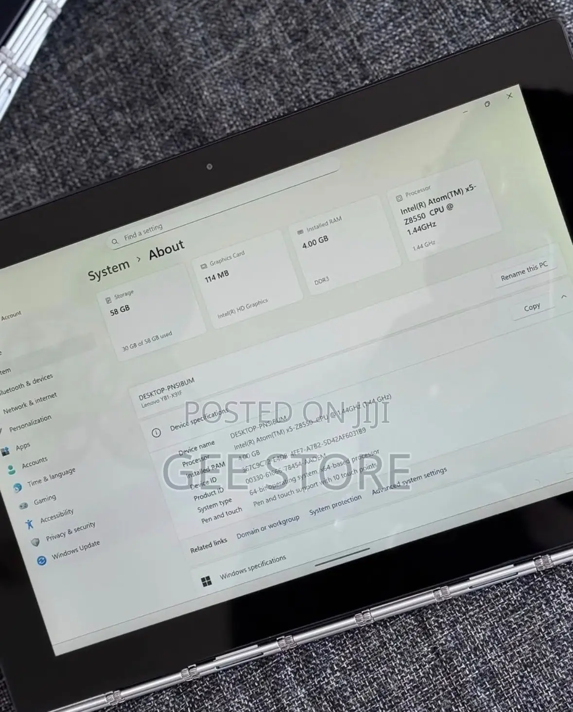 Laptop Lenovo Yoga 9 4GB Intel SSD 72GB
