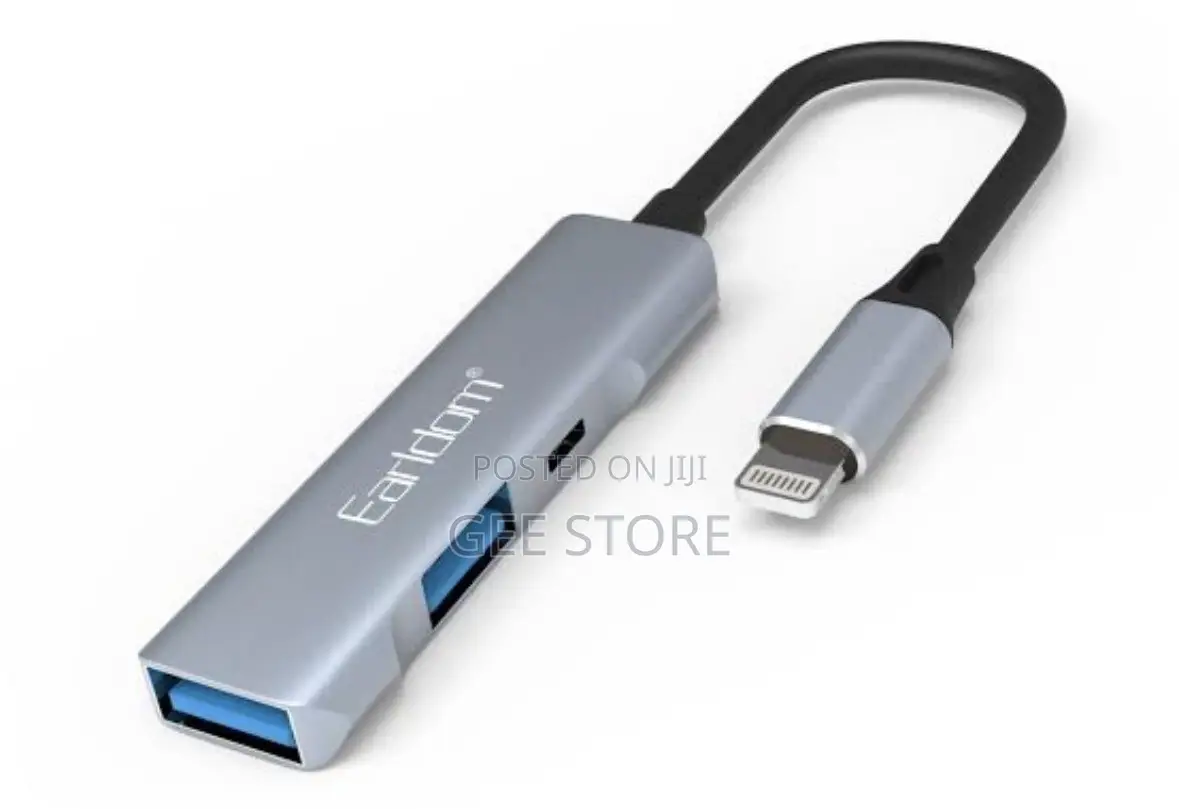 Earldom ET-HUB11 Lightning OTG Adapter