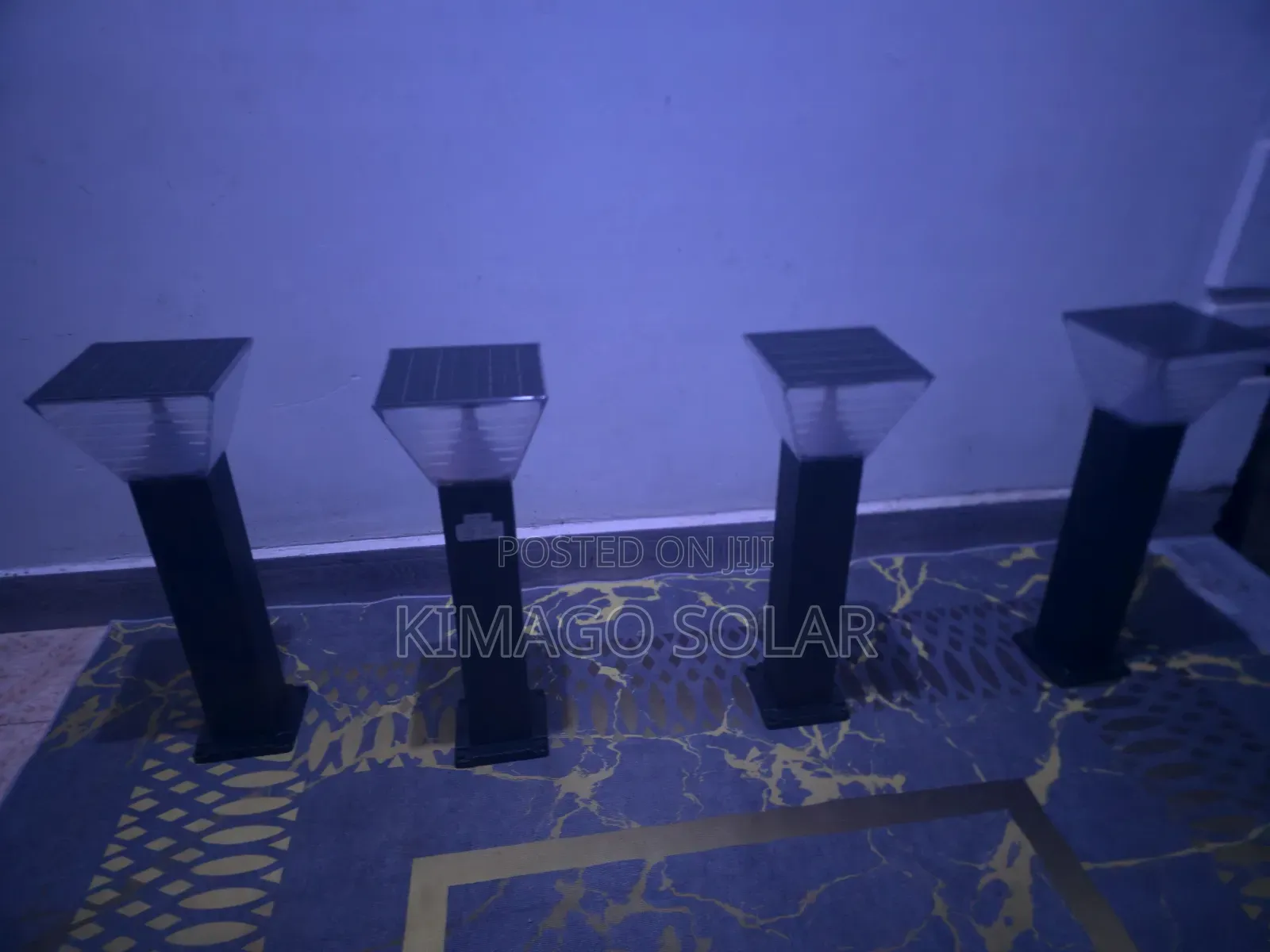 New Arrival 60m Aluminum Solar Powered Bollard Light High Quality