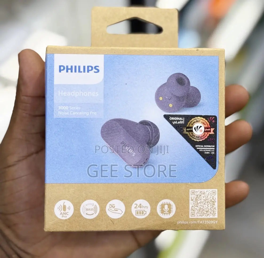 Philips TAT3509GY (Series 3000) True Wireless in-Ear Headphones