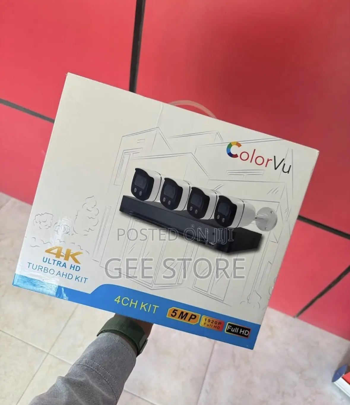 ColorVu 4-Channel CCTV Security Camera Kit