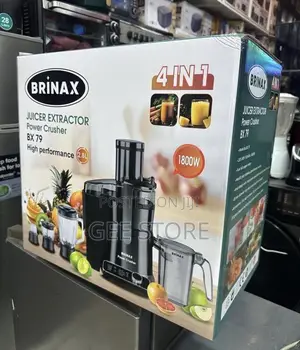Brinax 4-in-1 Power Crusher Juicer Extractor (Model BX 79).