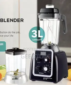 Brinax Caterpillar Crush BX110 2-in-1 Heavy-Duty Nutrition Blender