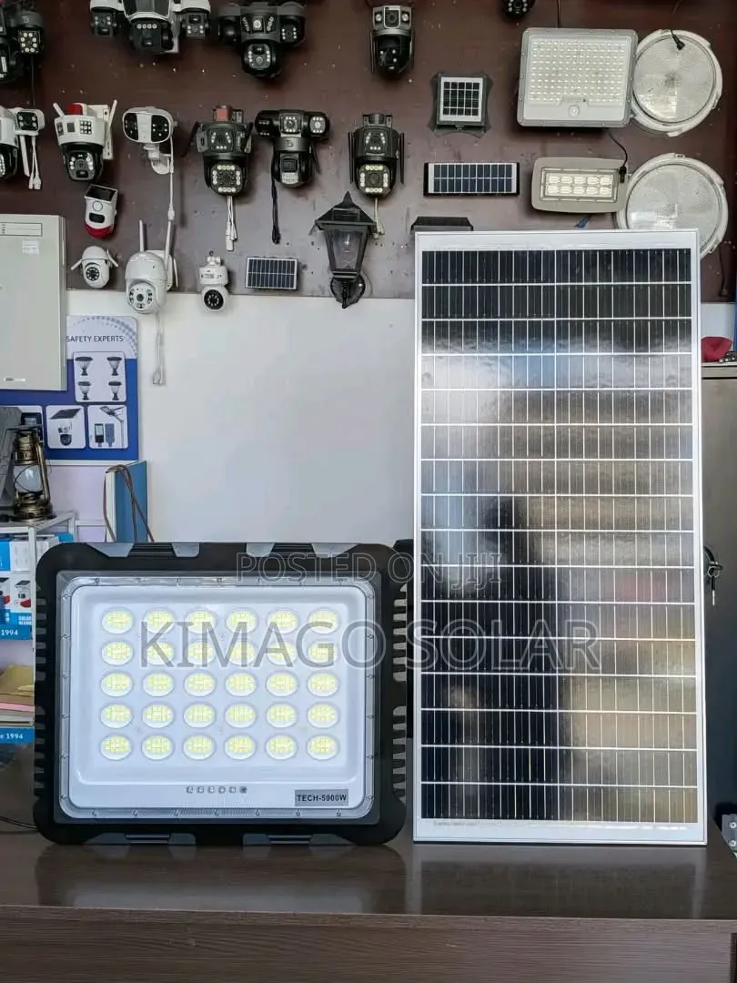 Taa Solar 5000w Inafaa Migodini, Mashambani, Mashuleni