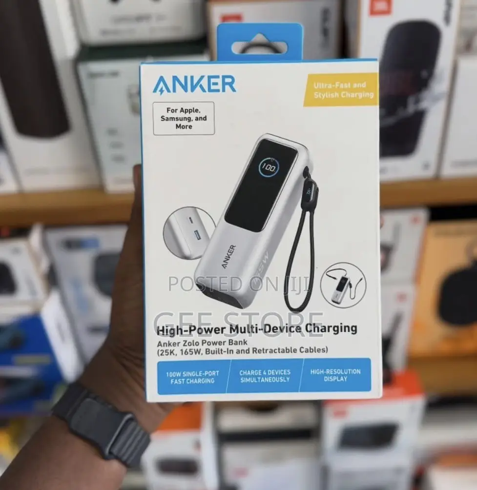 Anker Zolo Power Bank (25K, 165W, Model A1695)