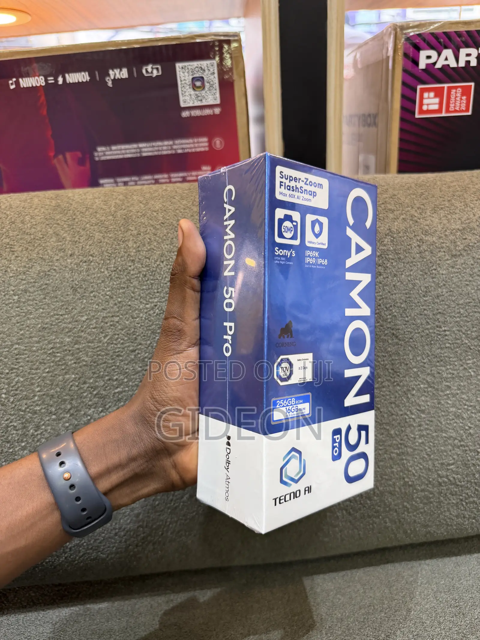 New Tecno Camon 50 Pro 256 GB Silver