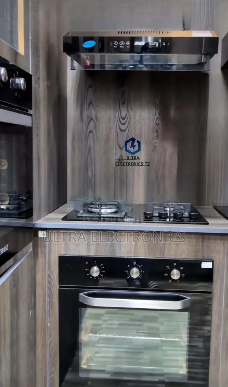 Full Kitchen Package Range Hood, Cooker and Oven With Fan and Light