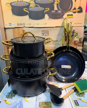 8pcs UCC LIFE Cookware Set