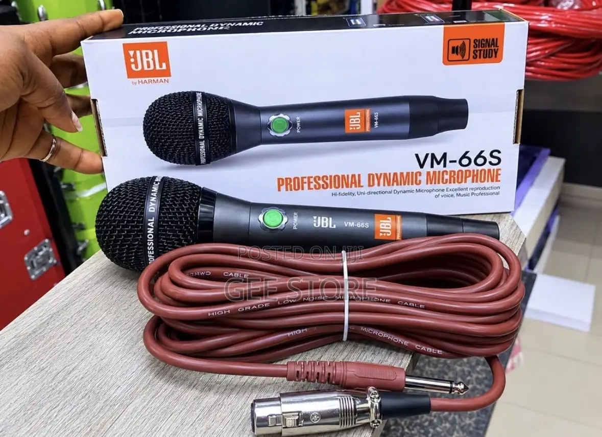 JBL VM-66S, a Professional Wired Dynamic Microphone