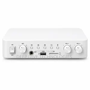Wall Mount Speaker System With Amplifier – USB/Bluetooth
