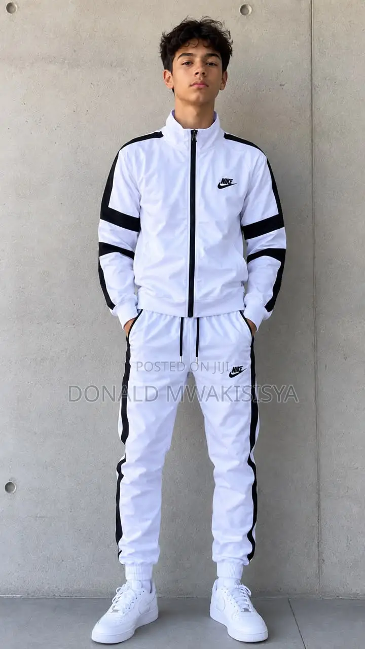 White Collection Tracksuits - 2pc Set