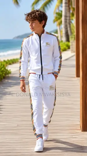 White Collection Tracksuits - 2pc Set
