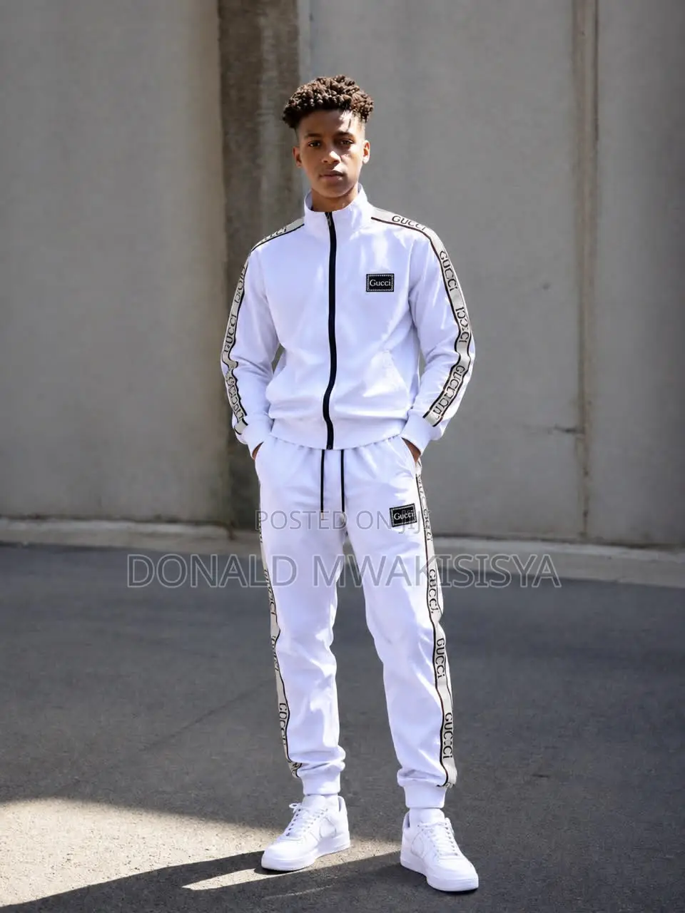 White Collection Tracksuits - 2pc Set