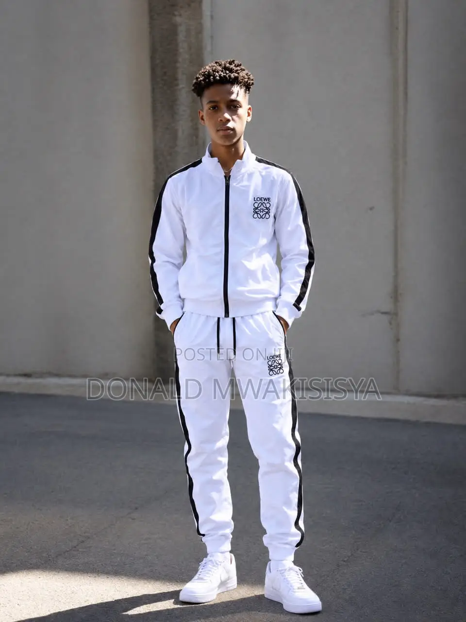 White Collection Tracksuits - 2pc Set