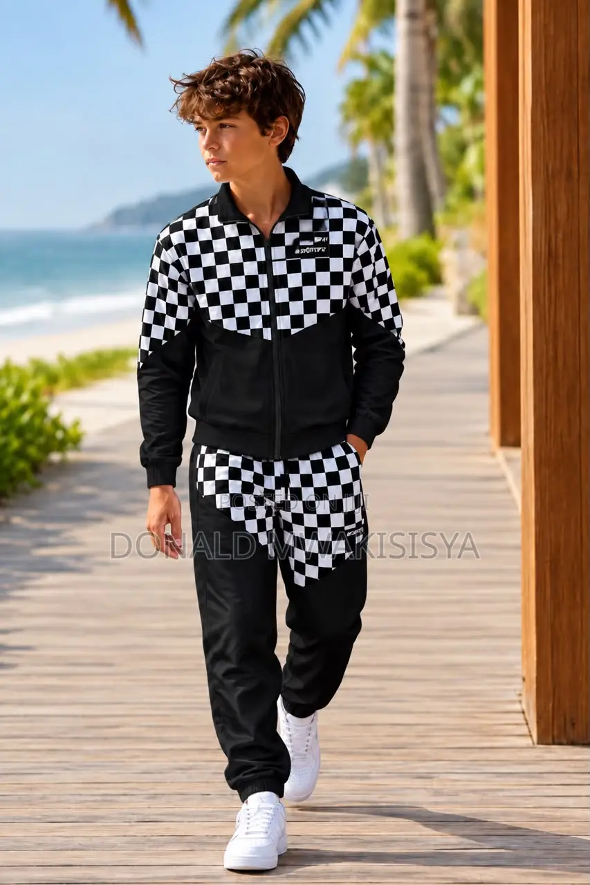 White Collection Tracksuits - 2pc Set