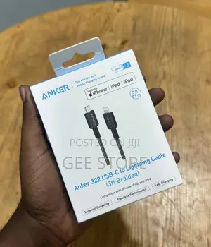 Anker 322 USB-C to Lightning Cable (3ft Braided)