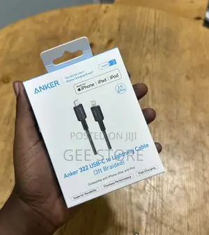 Anker 322 USB-C to Lightning Cable (3ft Braided)