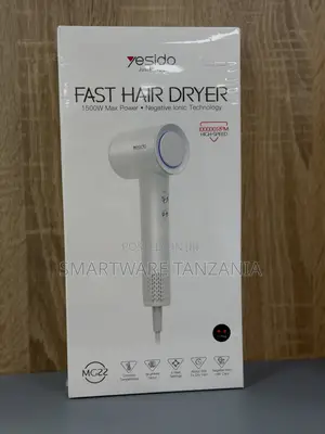 Yesido Fast Hair Dryer, 1500W Power Negative Ionic Technology, EU Plug
