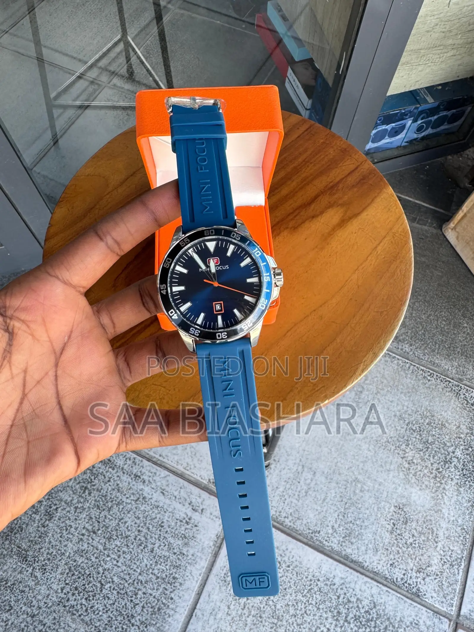 Mini Focus Silicone Strap Blue