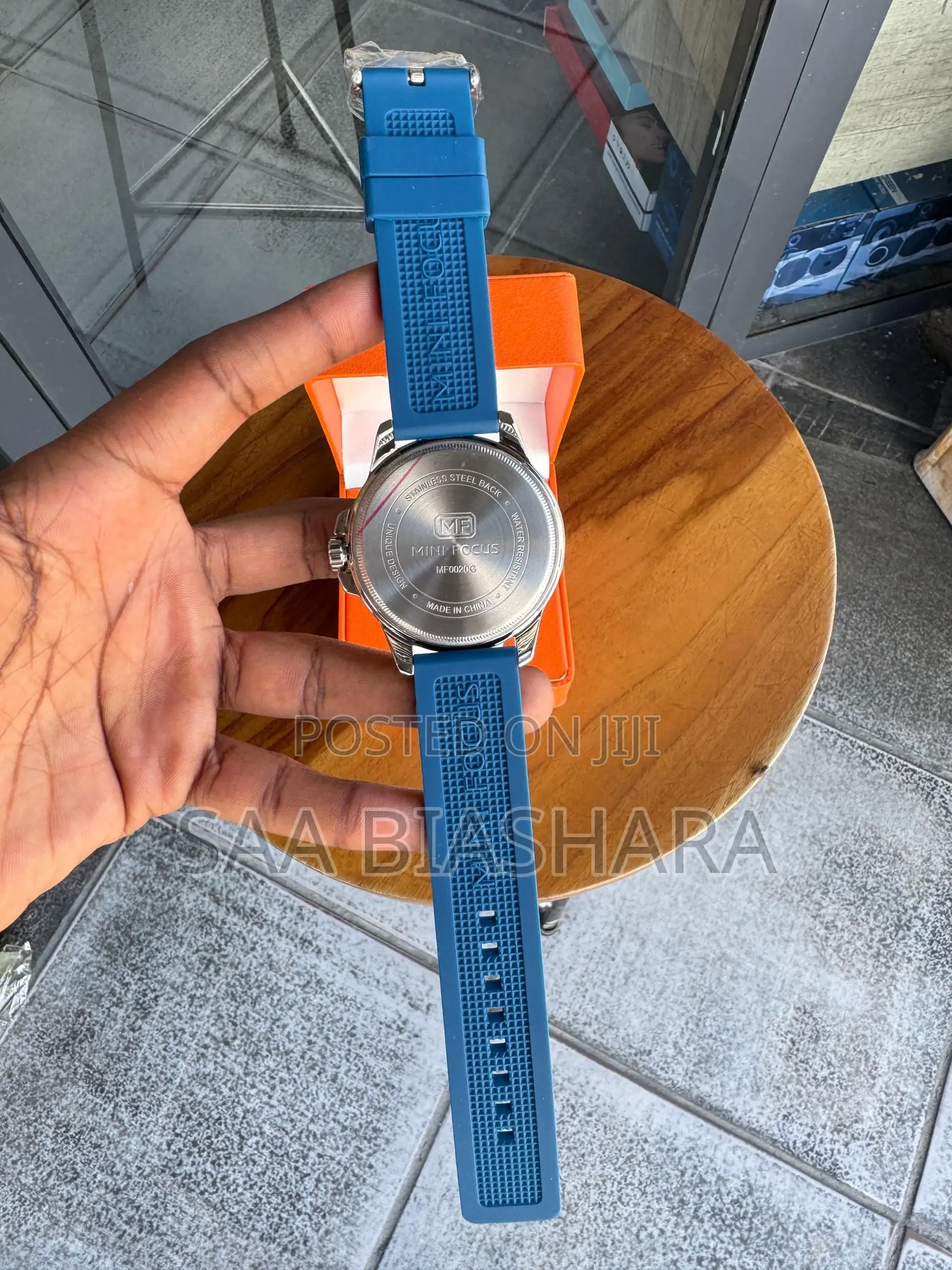 Mini Focus Silicone Strap Blue