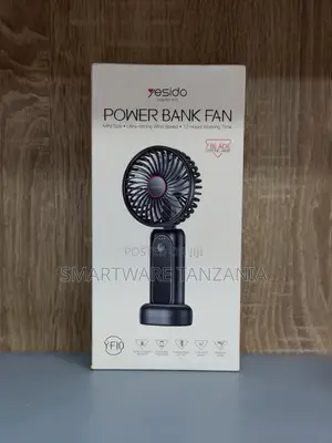 Yesido Mini Power Bank Fan With 4000mAh Battery, 7-Blade Design