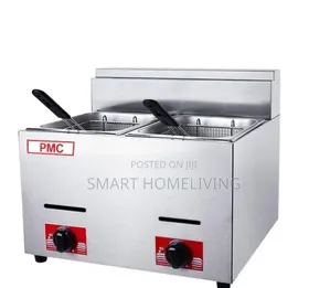 PMC Tanzania 12L Double-Tank Commercial Gas Fryer.
