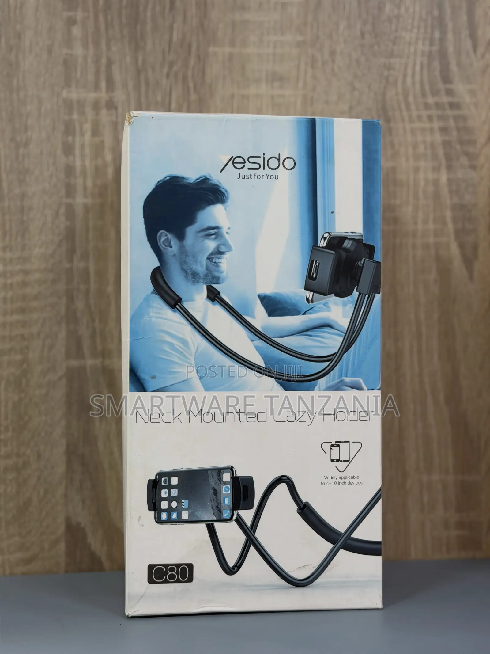 Yesido C80 Neck Mounted Lazy Holder for 4-10 Inch Devices, Adjustable