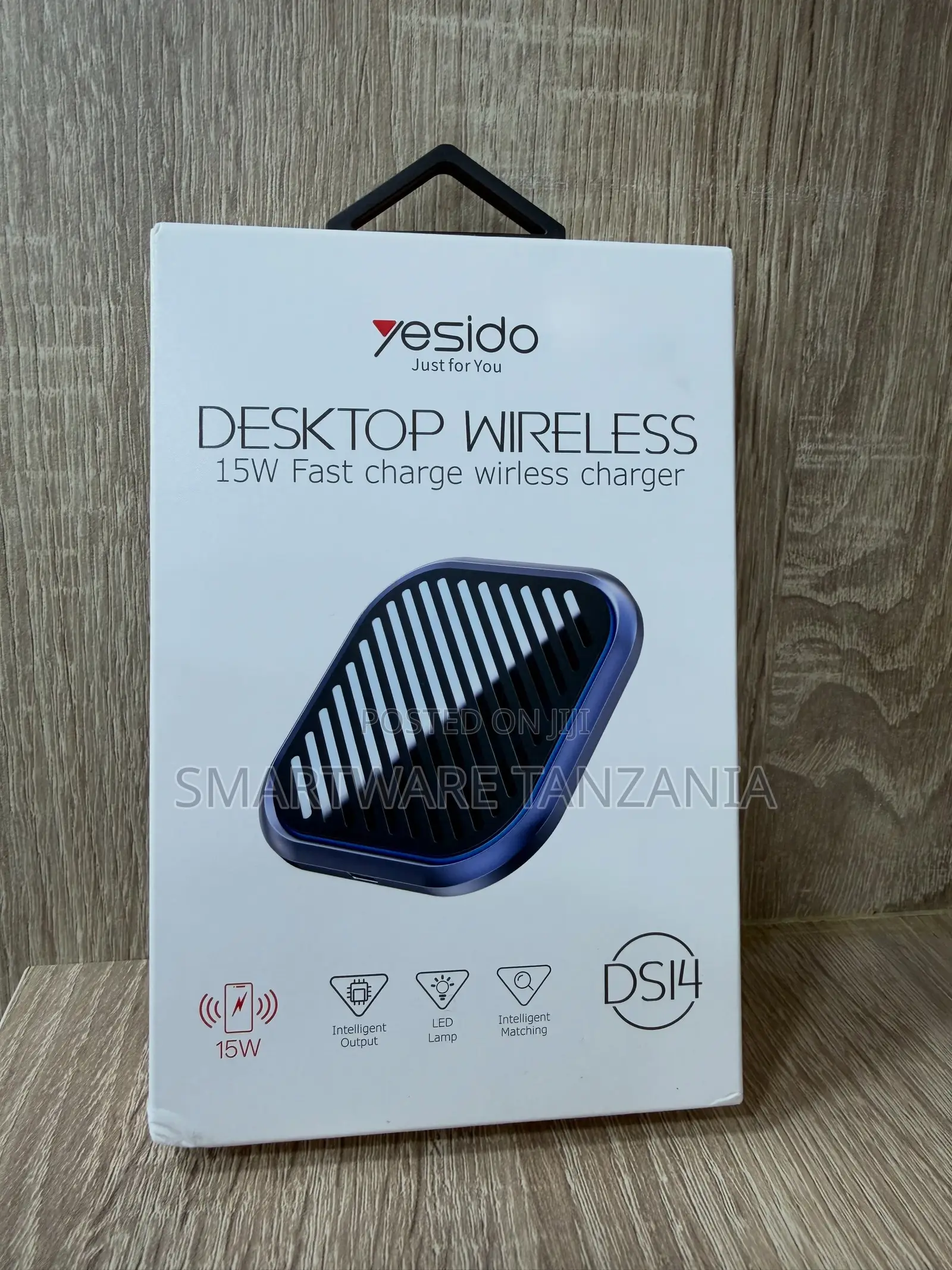 Yesido Desktop Wireless Charger, 15W Fast Charge, Intelligent Output