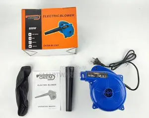 OKEM Electric Blower 600W, 320v-500Hz, 13000RPM, Includes Accessories
