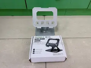 Foldable Metal Tablet and Phone Holder With 360-Degree Rotation