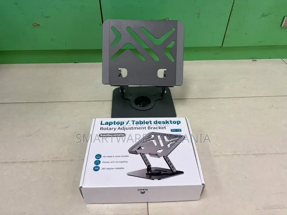 Laptop and Tablet Desktop Stand 360-Degree Rotating Adjustment Bracket