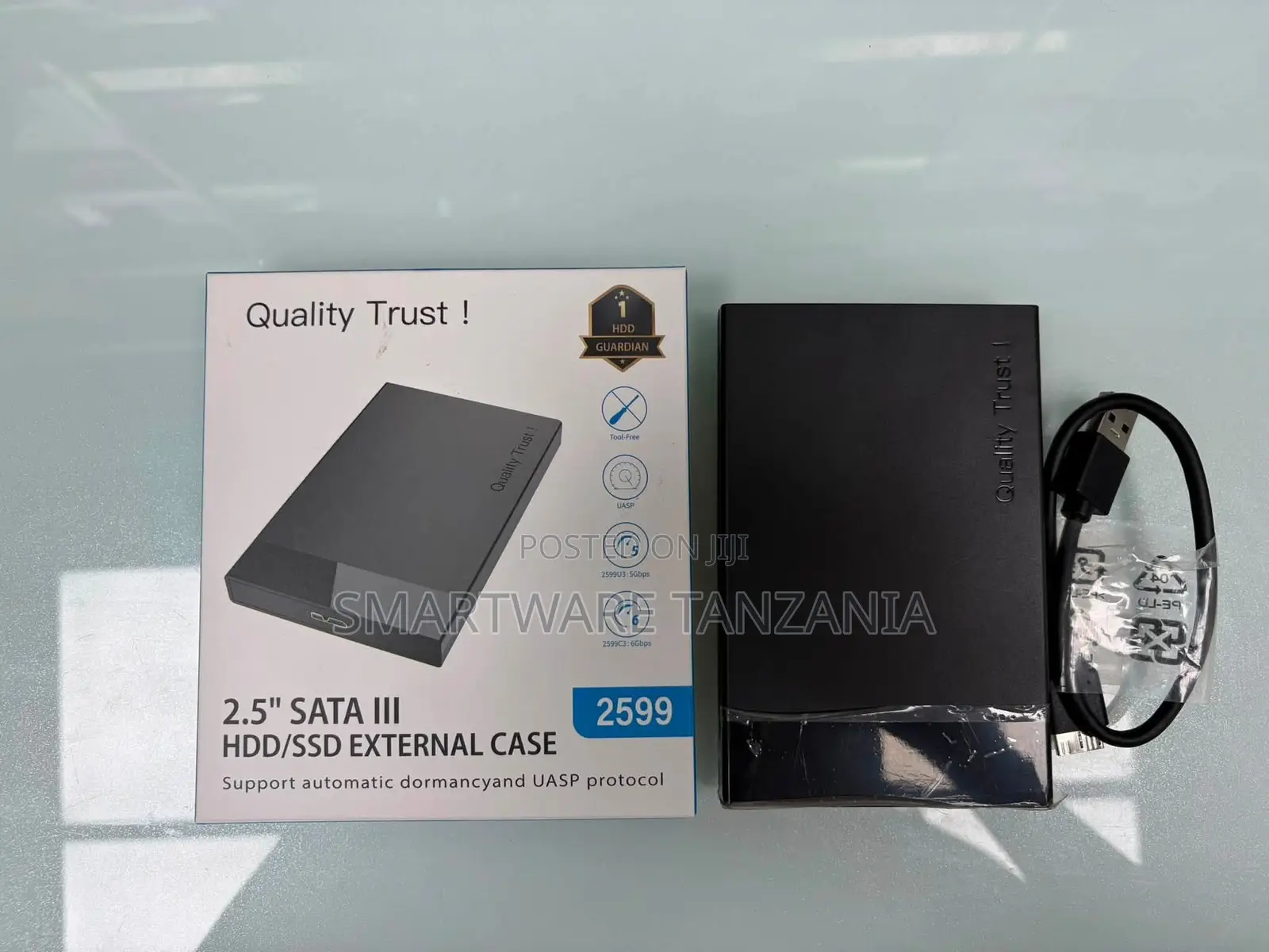 Quality Trust 2.5" SATA III HDD/SSD External Case USB 3.0 UASP Support