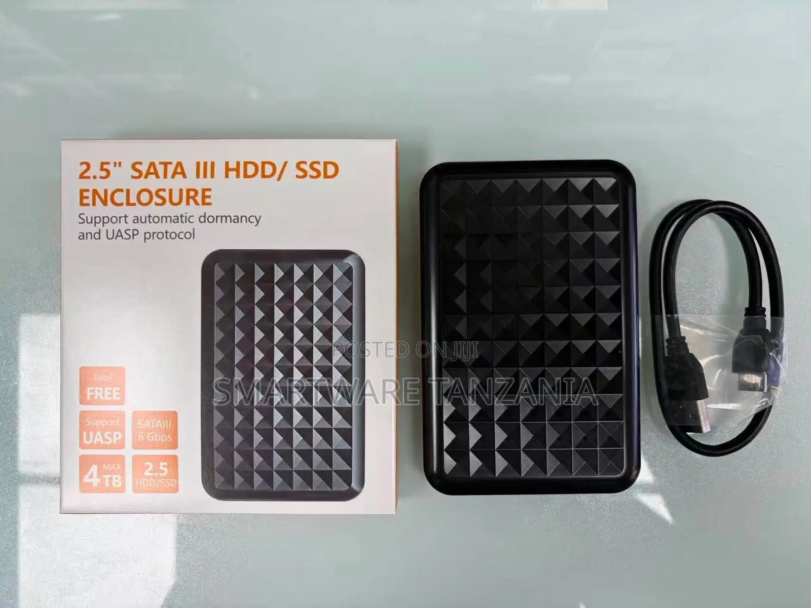 2.5" SATA III HDD/SSD Enclosure, Supports UASP Protocol, 6Gbps Speed