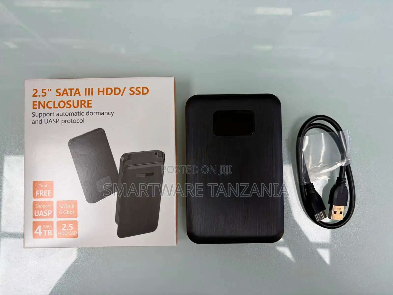 2.5" SATA III HDD/SSD Enclosure, Supports UASP Protocol, 4TB Capacity