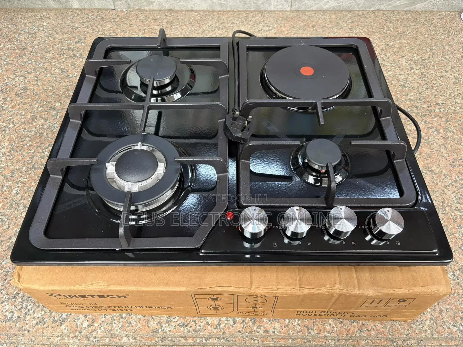 *Table Top Cooker*
3Plate Gas+1Electric Plate
Juu Ni BATI.