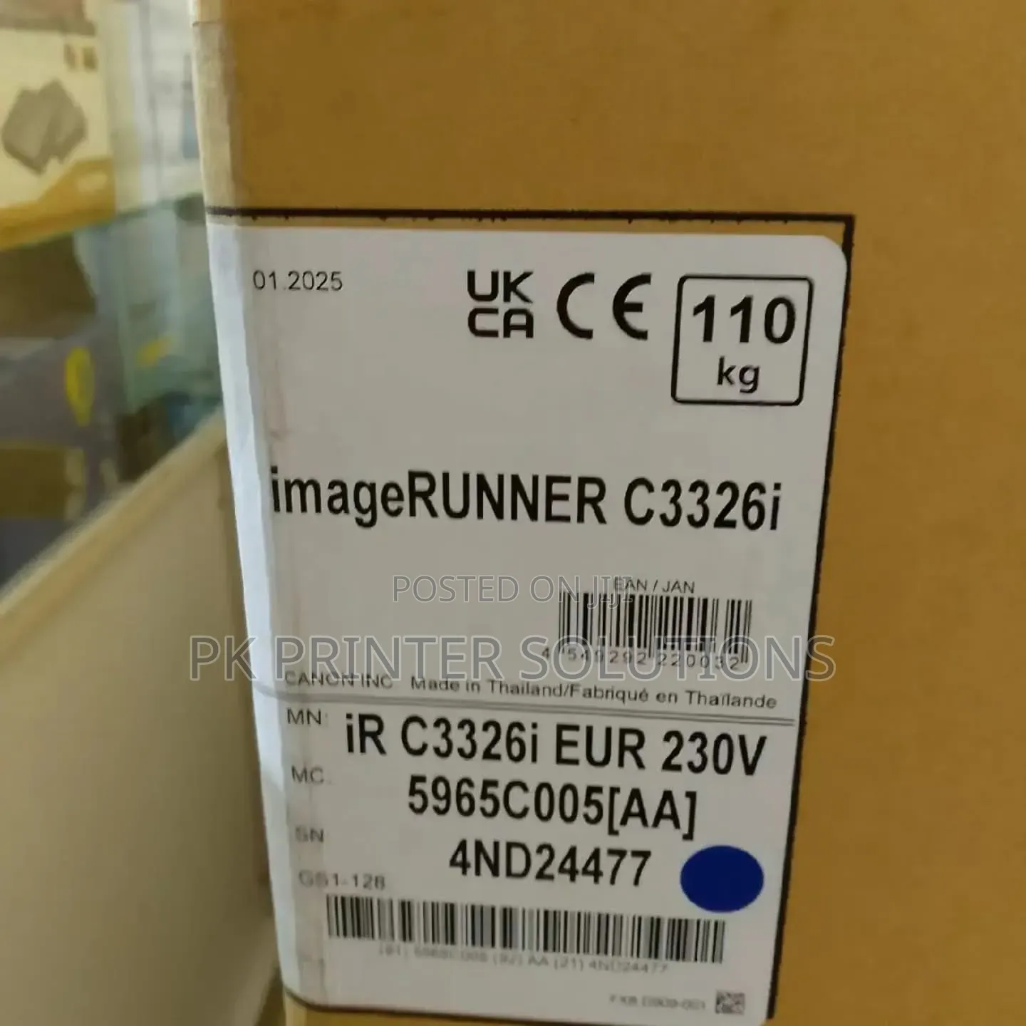 Photocopy Machine - Canon - DX-C3326i - A3