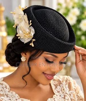 Luxury Best Quality Decorative Ladies Mesh Cape Hat Kofia Nzuri