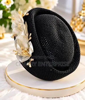 Luxury Best Quality Decorative Ladies Mesh Cape Hat Kofia Nzuri