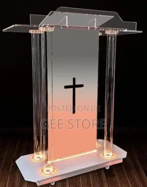 Transparent Acrylic Church Pulpit and Podium