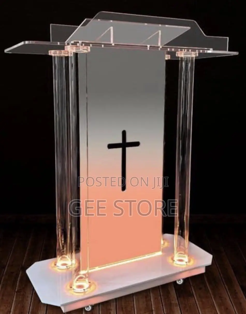 Transparent Acrylic Church Pulpit and Podium