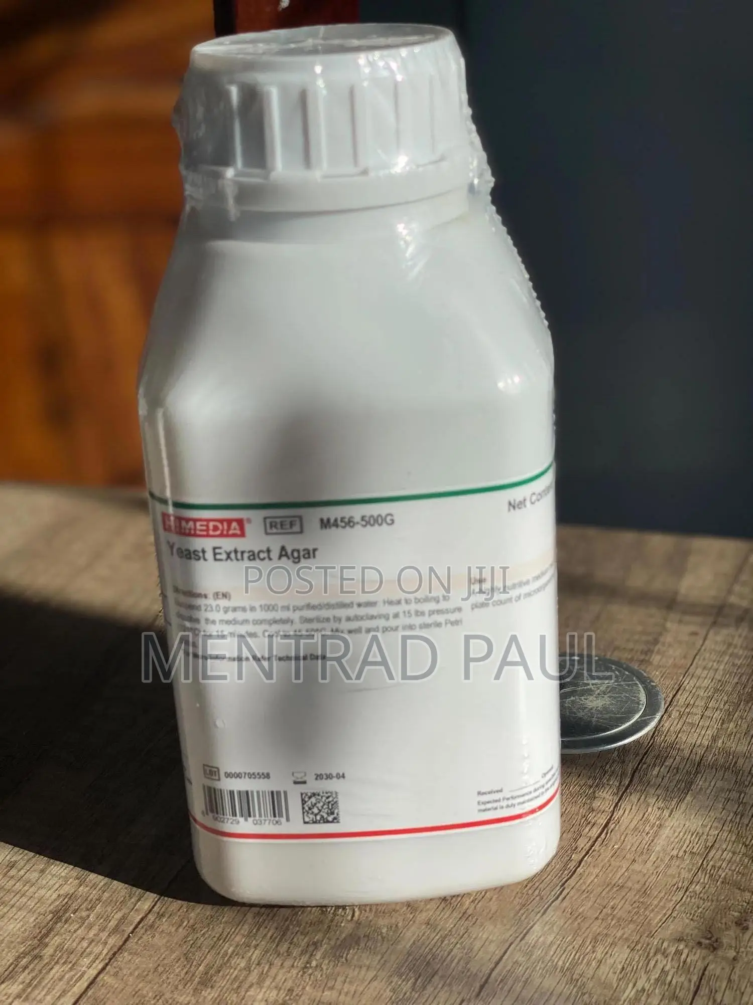 Yeast Extract Agar (Culture Media)