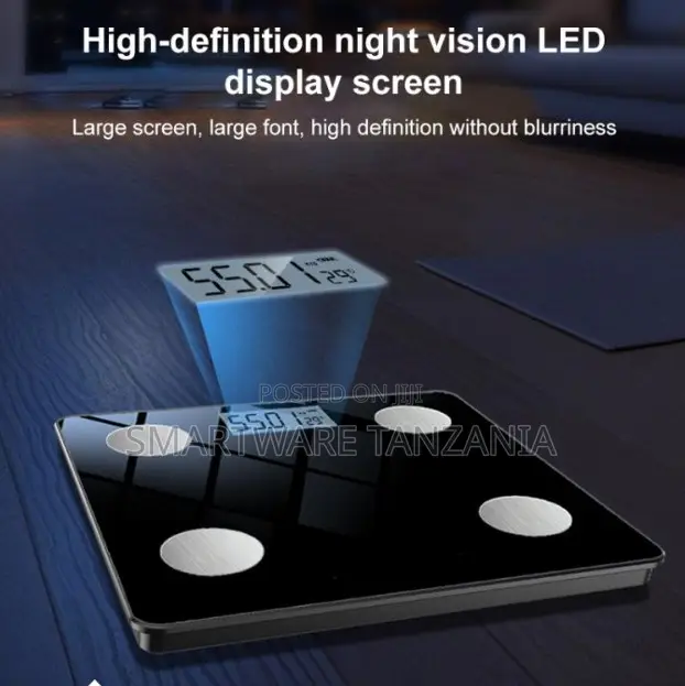 Yesido Smart Body Fat Scale Digital Display, BMI, Body Fat Measurement