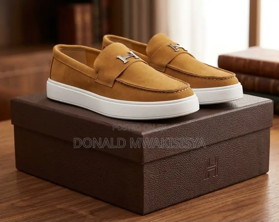 *Hermes Suede Loafers - Royal Loafer*