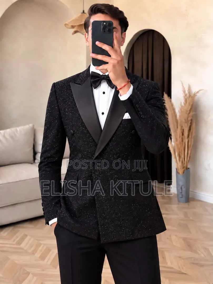 Double Breasted Skit Suit for Men
