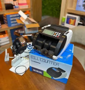Rechargeable Bill Counter Machine With a Digital Display Panel