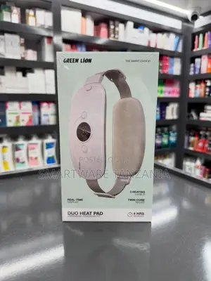 Green Lion Duo Heat Pad With Real-Time Display, Twin-Core, 4 Hours Use