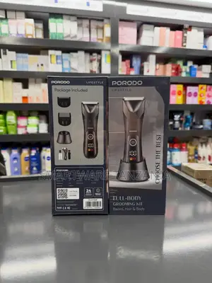 Porodo Full-Body Grooming Kit With USB-C Charging, Beard, Hair & Body